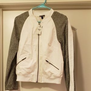 Express Grey and white jacket